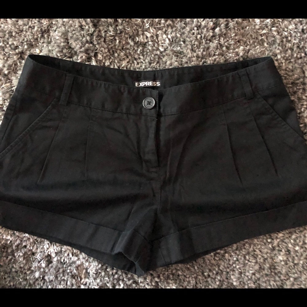 Express black shorts